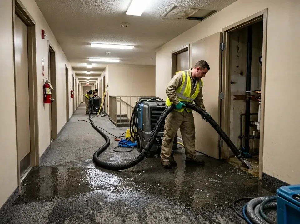 multi-unit-apartment-hallway-f-005 — frequently asked questions, Emergency Burst Pipe Water Extraction & Removal in Vauxhall…